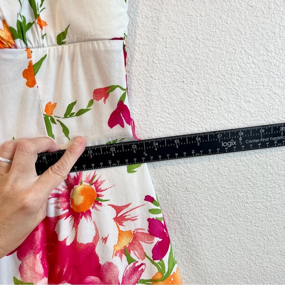 Ruby Rox Juniors 9 Floral Dress Pink Fit & Flare Y2K Coquette Rockabilly Hoco - Picture 8 of 13